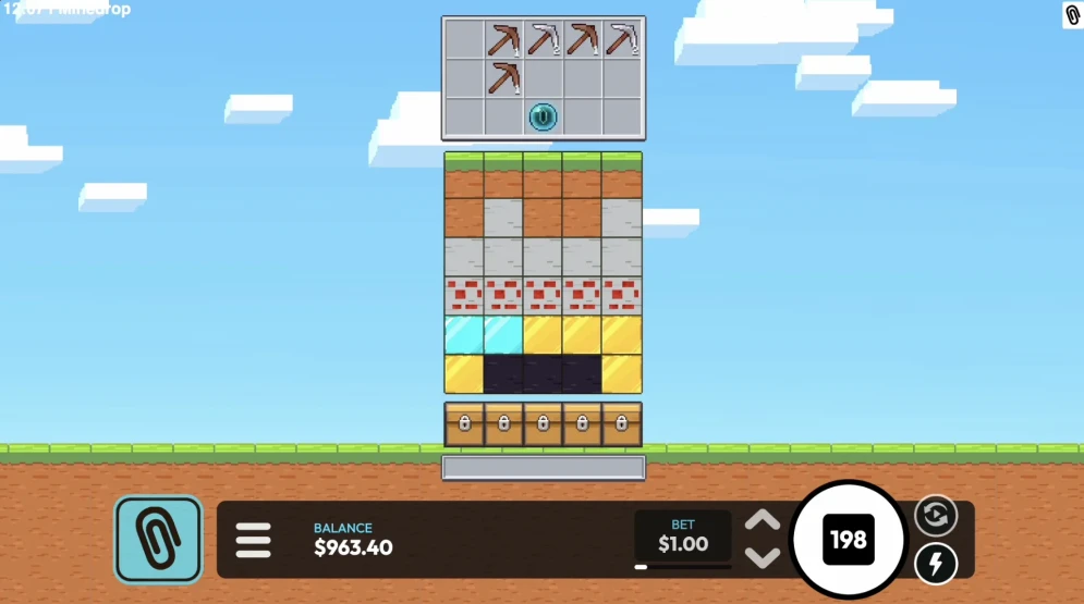 MineDrop gameplay